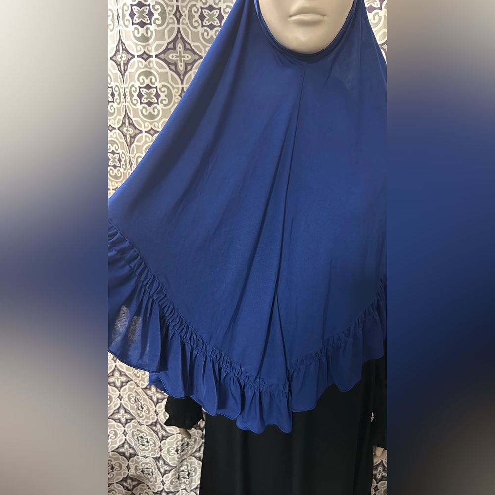 Elegant Blue Women's Hijab